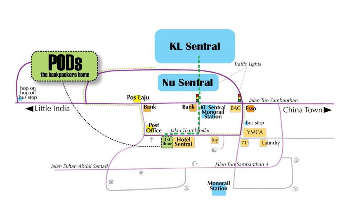 автовокзал Куала-Лумпур карті