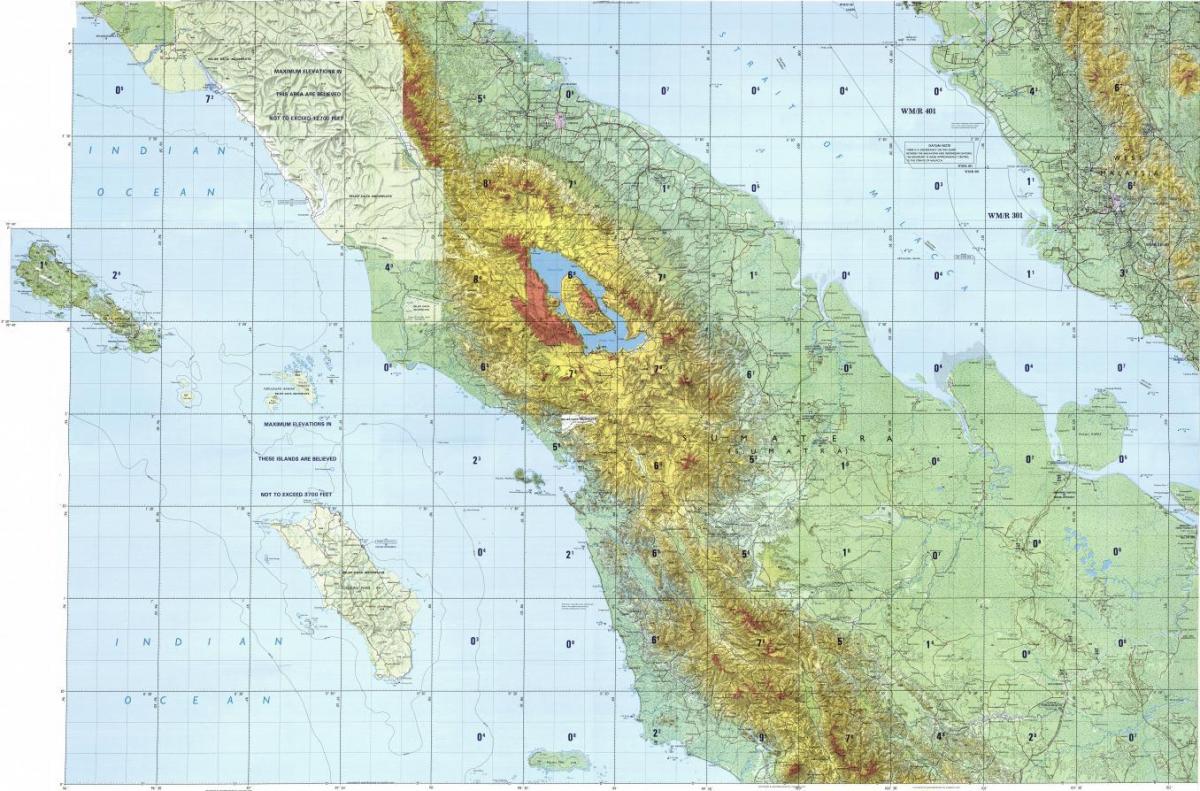 Картка Куала-Лумпур топографічна