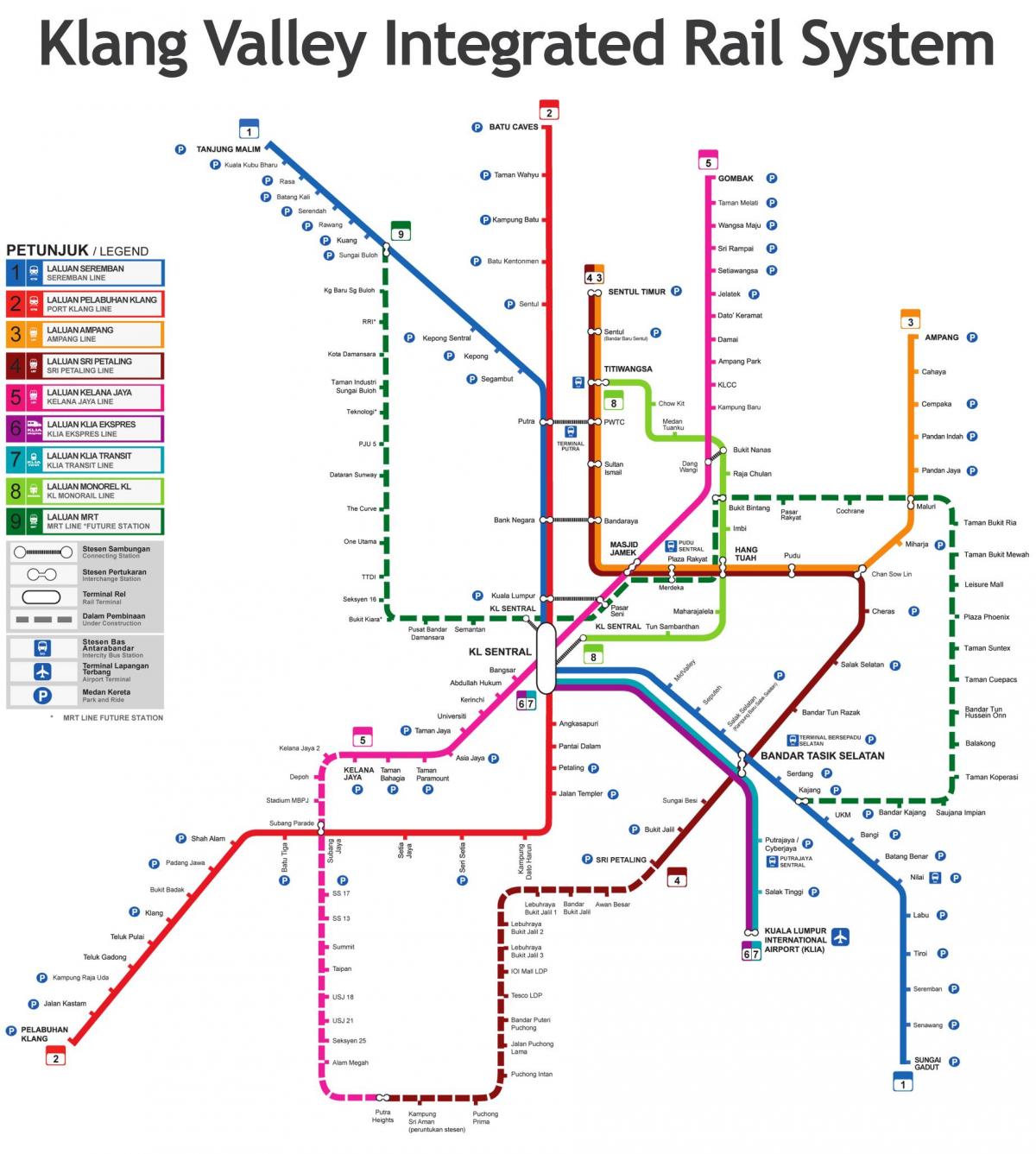 карти поїзд Малайзія
