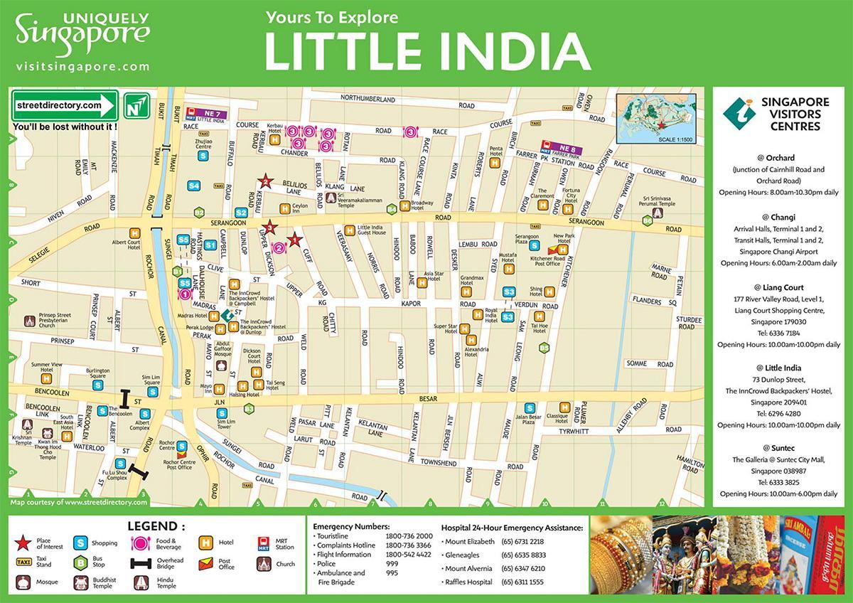 Карта Маленька Індія в Куала-Лумпур