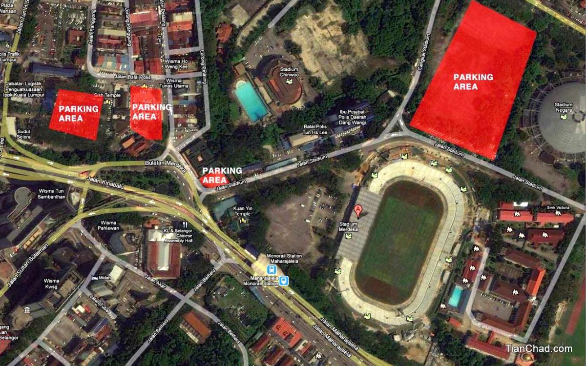 Карта стадіон Негара