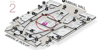 Прибуття з klia2 карті