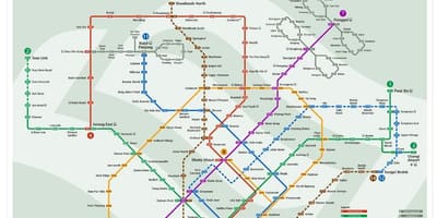 Станція метро карті Малайзії