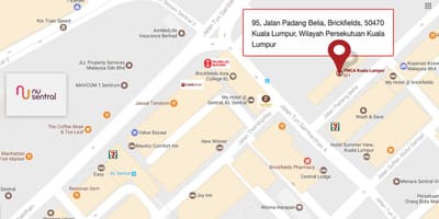 Карта вилайята persekutuan Куала-Лумпур