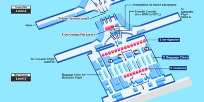 Термінал KLIA карті