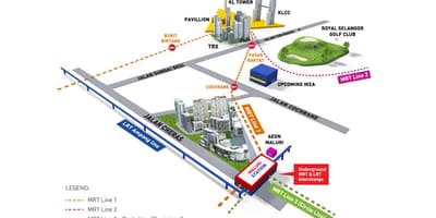 Jelatek LRT станції карті
