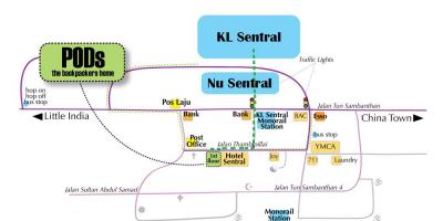Автовокзал Куала-Лумпур карті