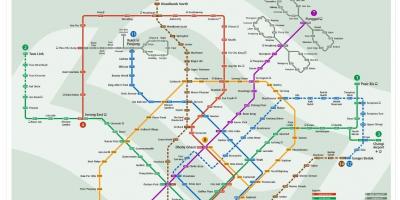 Станція метро карті Малайзії