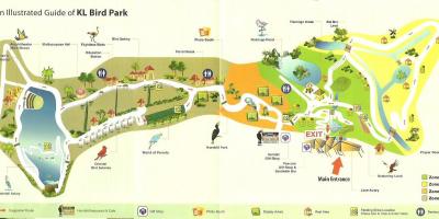 Куала-лумпурскій парк птахів на карті