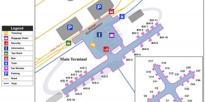 Куала-Лумпурі міжнародного аеропорту карті