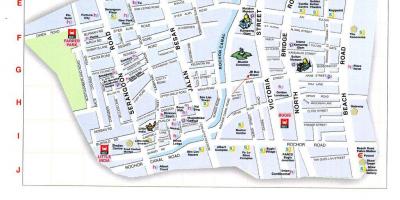 Карта арабської вулиці Куала-Лумпур