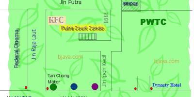 Міжнародний торговий центр Куала-Лумпура карті