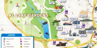 Озеро сад Куала-Лумпур карті